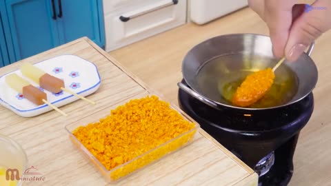 🧅 So Yummy Miniature Cheetos Potato Onion Rings Recipe ASMR Cooking Mini Food_part4