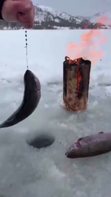 Ice fishing