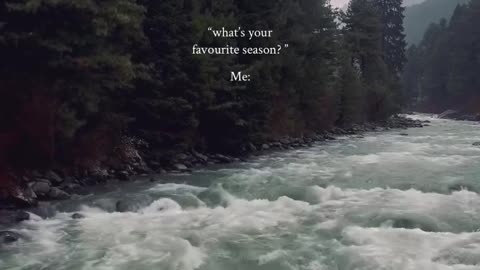 The most scary weather of my childhood has become my most favourite now