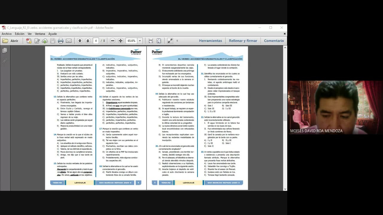 PAMER SEMESTRAL 2023 | Repaso 2 | Lenguaje