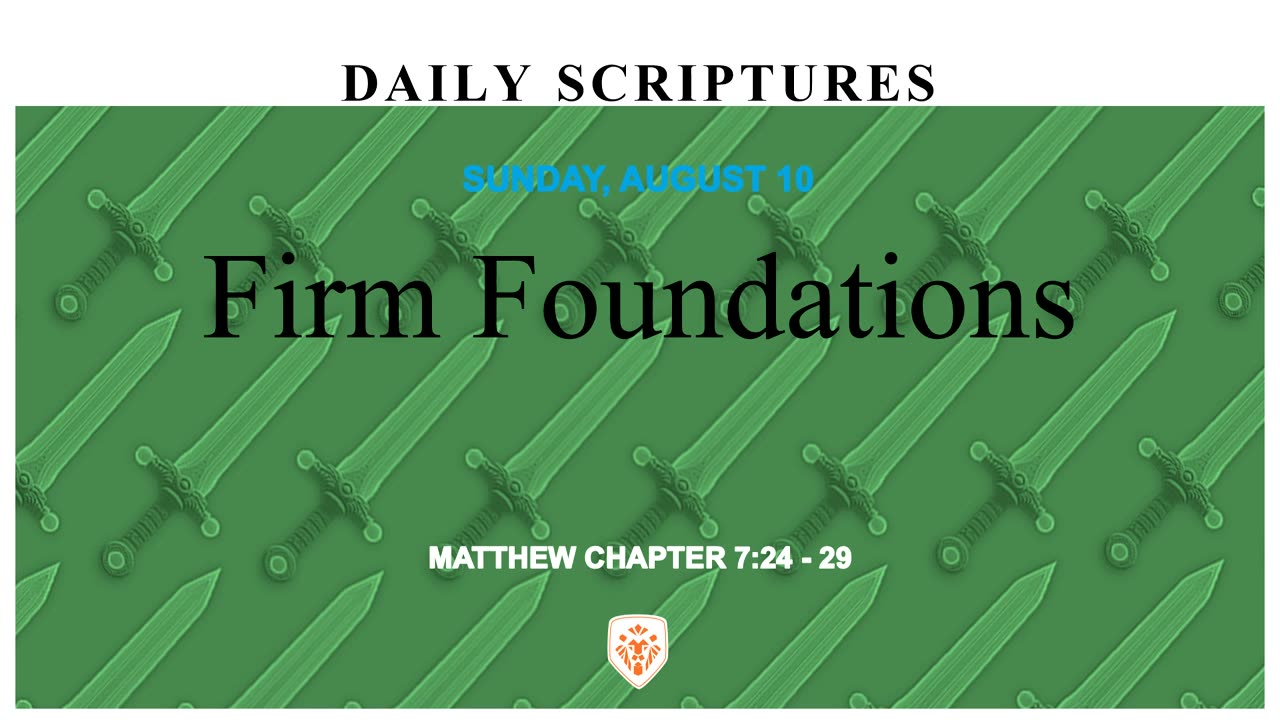 Firm Foundations