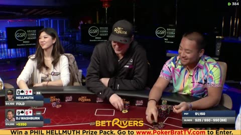 Phil Hellmuth, Jungleman, Xuan Liu, 3COIN ♦ Day 2♦ Livestream High Stakes Poker Cash Game