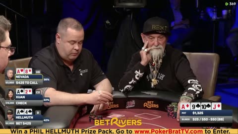 Phil Hellmuth, Jungleman, Xuan Liu, 3COIN ♦ Day 2♦ Livestream High Stakes Poker Cash Game