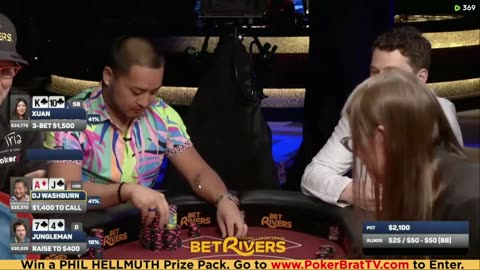 Phil Hellmuth, Jungleman, Xuan Liu, 3COIN ♦ Day 2♦ Livestream High Stakes Poker Cash Game