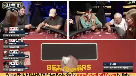 Phil Hellmuth, Jungleman, Xuan Liu, 3COIN ♦ Day 2♦ Livestream High Stakes Poker Cash Game