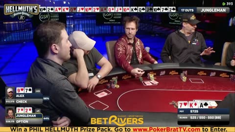 Phil Hellmuth, Jungleman, Xuan Liu, 3COIN ♦ Day 2♦ Livestream High Stakes Poker Cash Game