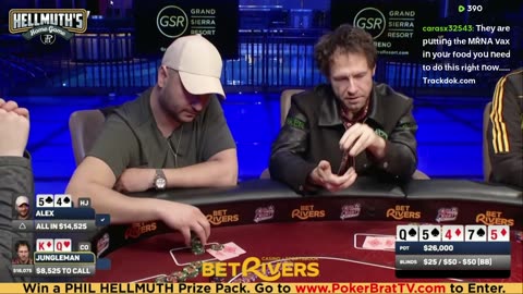 Phil Hellmuth, Jungleman, Xuan Liu, 3COIN ♦ Day 2♦ Livestream High Stakes Poker Cash Game
