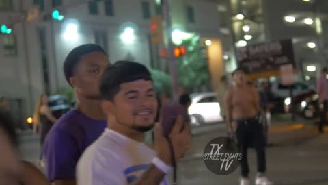Fights Break Out in Downtown ATX | Knockout Caught on Camera