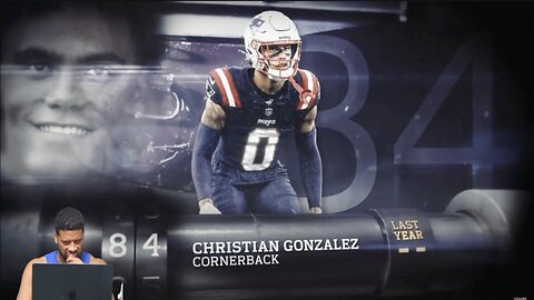 CHANNELADRIANTV Reacts | NFL Top 100 Players Of The 2024 2025 Season #84|CB Christian Gonzalez