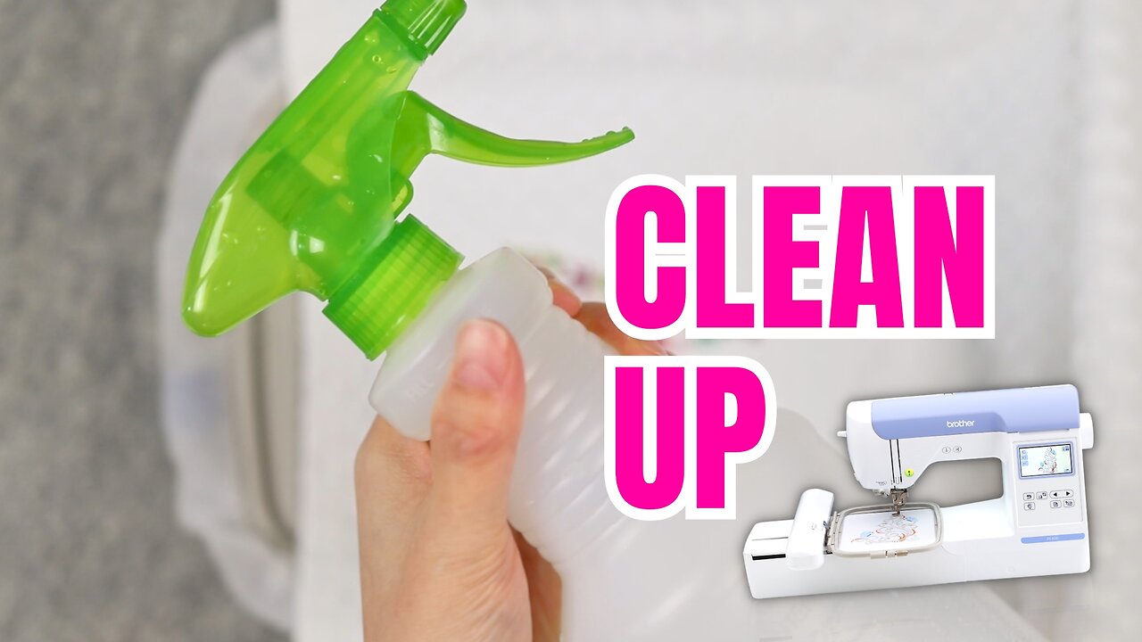 CLEAN UP Embroidery Machine Projects🧵 Quick Tips