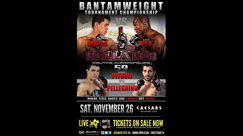 Bellator FC 59 - Nov 26 2011 - Caesars Atlantic City