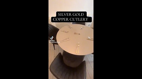 Why People Used Real Silver Copper & Colored Glass Only When Dining