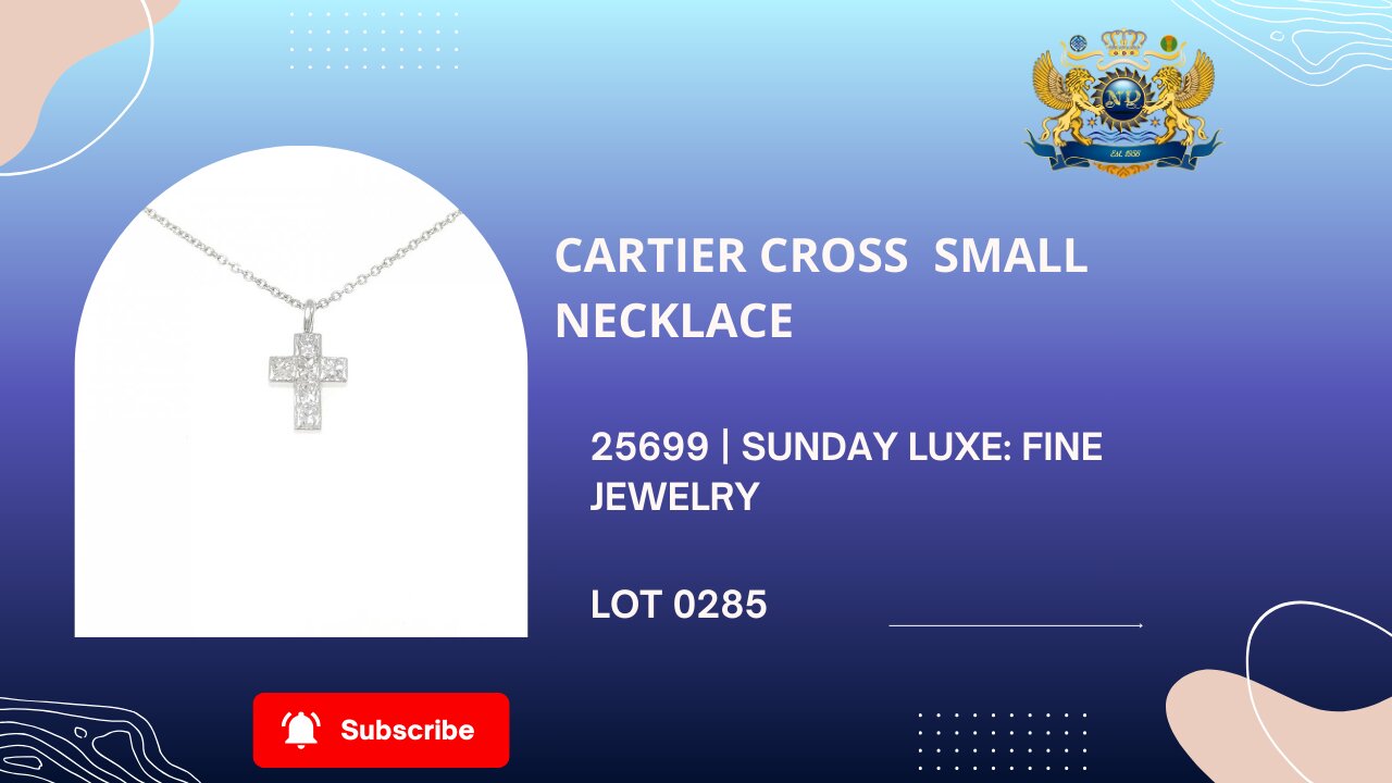 CARTIER CROSS SMALL NECKLACE