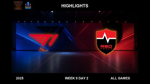 T1 vs NS Highlights ALL GAMES - LCK W9D2 Split 2 2025 - T1 vs Nongshim Redforce