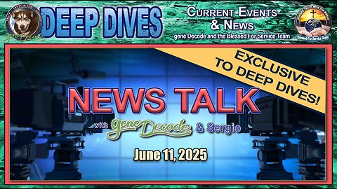 2025-06-11: News Talk with gene Decode & Sergio - Palantir Part 1