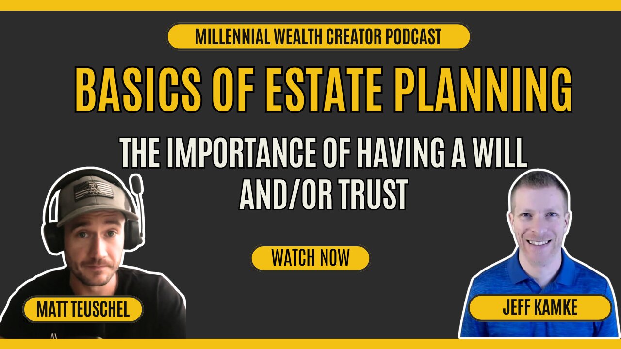 Estate Planning Basics ➡️ The Importance of Having a Basic Will and Trust In Place