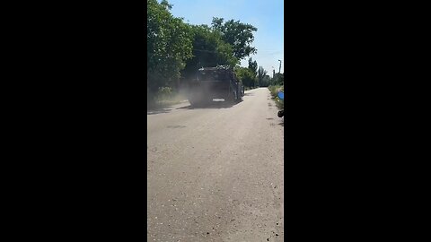 Ukrainian leopard 2A4 from the 155th Separate Mechanized Brigade going towards Pokrovsk Region.
