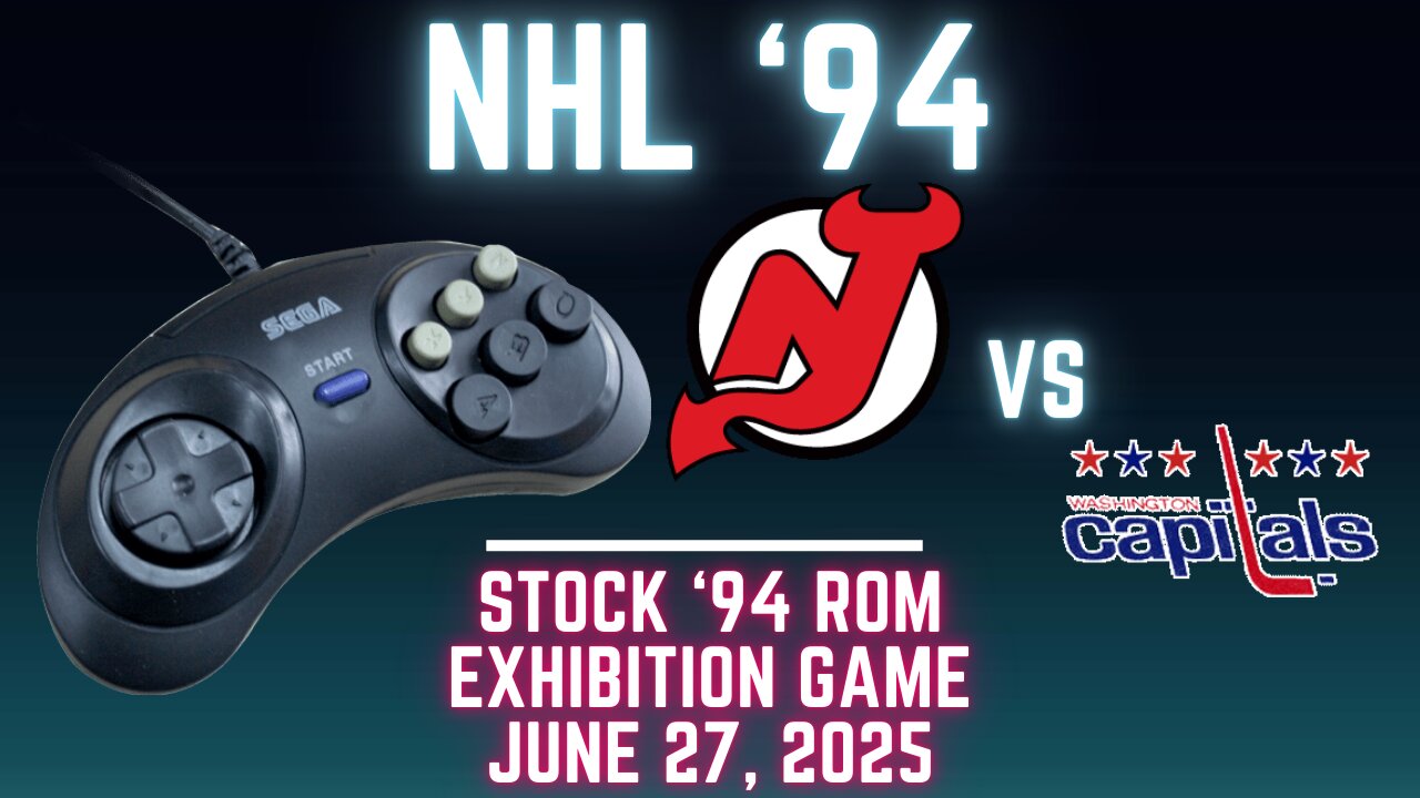 NHL '94: Devils (Len the Lengend) at Capitals (Sheehy) {Genesis} - Exhibition 152