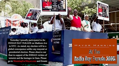 Mayor Manning Attends The India Day Parade 2025
