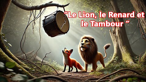 Le Lion, le Renard et le Tambour | Vaincre la Peur avec la Vérité | Conte Moral Animé
