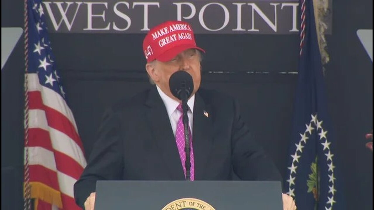 Trump Delivers Commencement Address at West Point