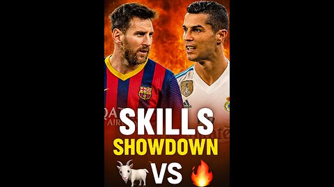 Prime Messi vs Ronaldo Legendary Skills Clash 🔥 Barça vs Real Madrid #shorts