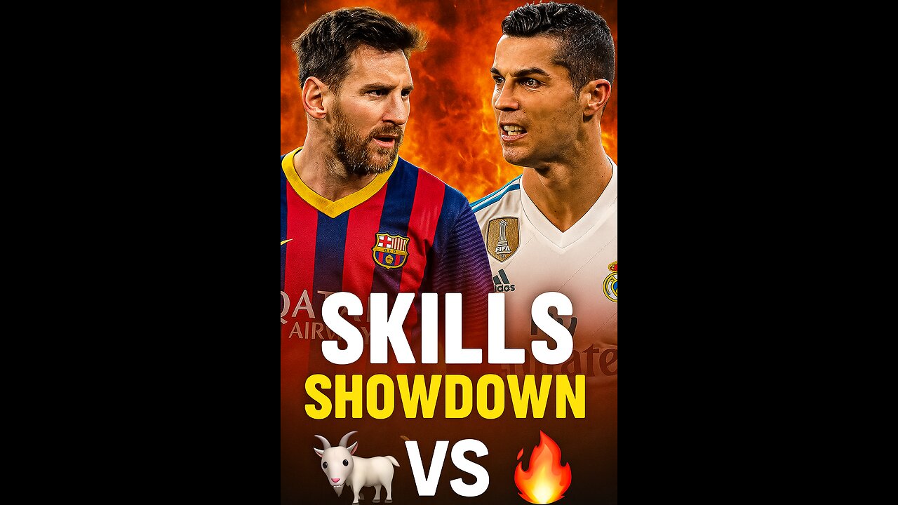 Prime Messi vs Ronaldo Legendary Skills Clash 🔥 Barça vs Real Madrid #shorts