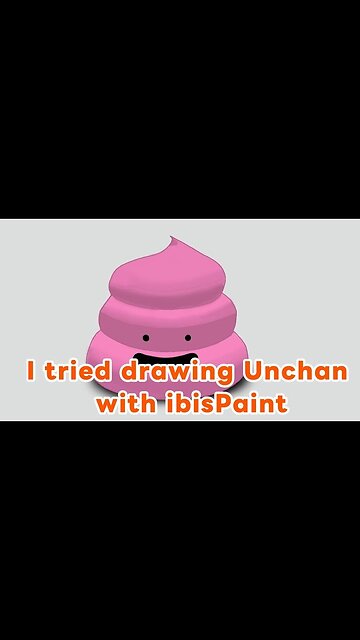 I tried drawing the mascot character Unchan with ibisPaint #Shorts