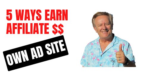 5 Ways to Earn Affiliate Commissions By Owning Your Own Classified Ad Website Like Craigslist