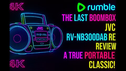 "📻 The Last Boomboxes: JVC RV-NB300DAB Review – A True Portable Classic! 🎶✨"
