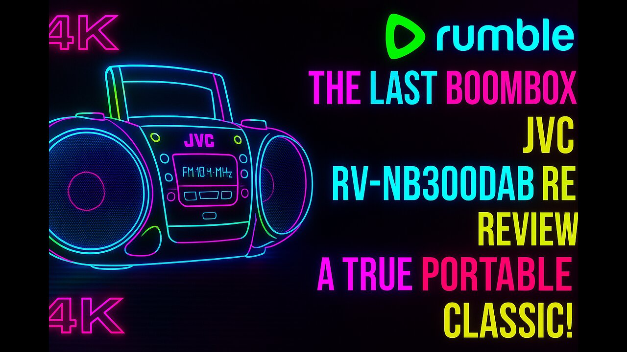 📻🔥 JVC RV-NB300DAB Review: The Last Great Boombox? Portable Powerhouse! 🎶✨