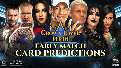 WWE Crown Jewel 2025 Perth - Match Card Predictions
