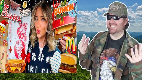 Eating Only Holiday Fast Food Menu Items For 24 Hours!! (Daisy Sue) - Reaction! (BBT)