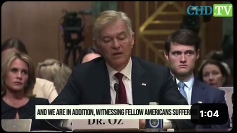 🔥Dr. Oz ON FIRE during confirmation hearing