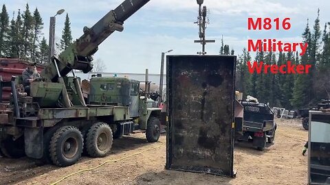 First Lift with the Green Toy the M816 Military Wrecker this Year May 08 2025