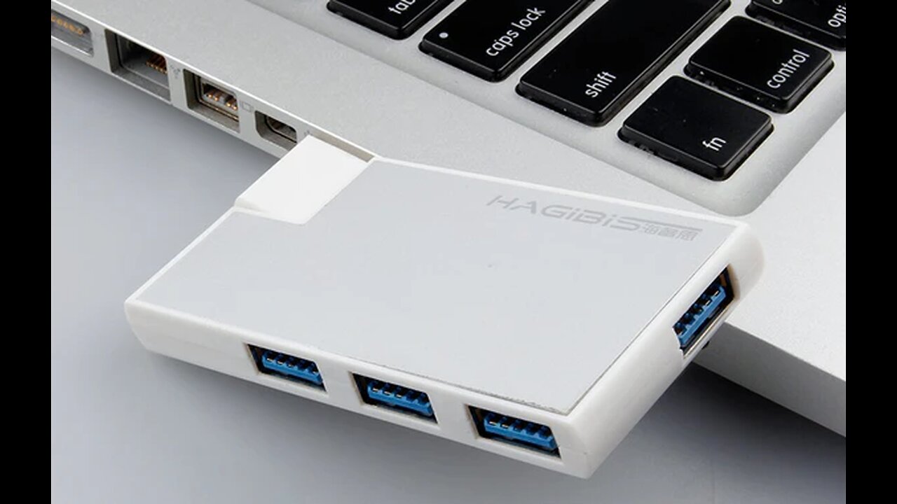 Coolest 180 Degree Rotatable 4-Port USB3.0 Hub - Video 1