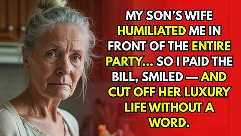 My Son’s Wife Called Me “Useless” at Dinner — So I Quietly Canceled the Credit Card I Gave Her