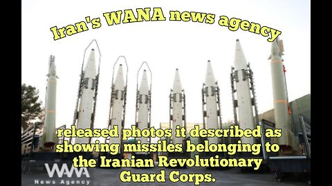 Iranian News Agency publishes video of Iranian missiles being launched towards Israel