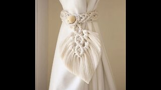 2 Pack Macrame Curtain Tiebacks