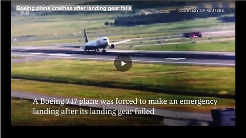 "Landing Gear Failure Leads to Boeing Plane Crash"