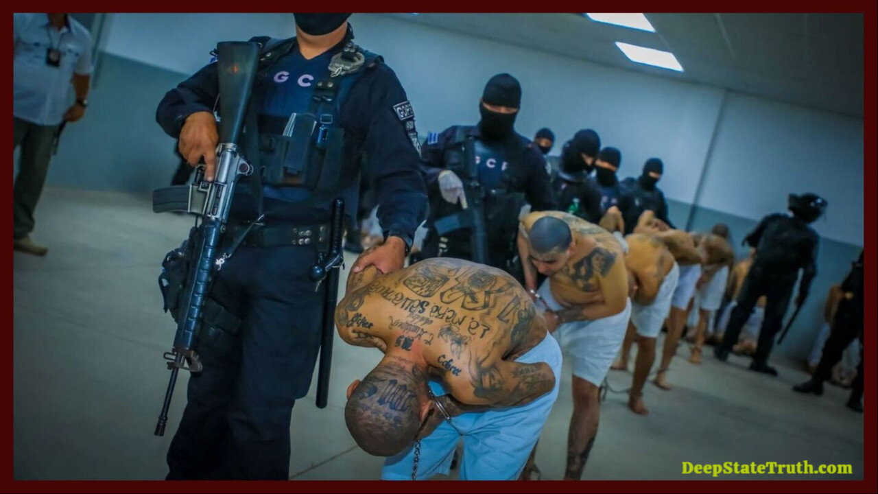 ☠️🚨 March 16/25: 238 Venezuelan Gang Members From the US Just Got Sent to the El Salvador Super Max Prison