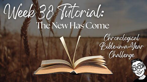 Week 38 Tutorial: The New Has Come (Acts 1–16; James; Galatians)