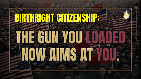 Birthright Citizenship: The Gun You Loaded - Now Aims At YOU!