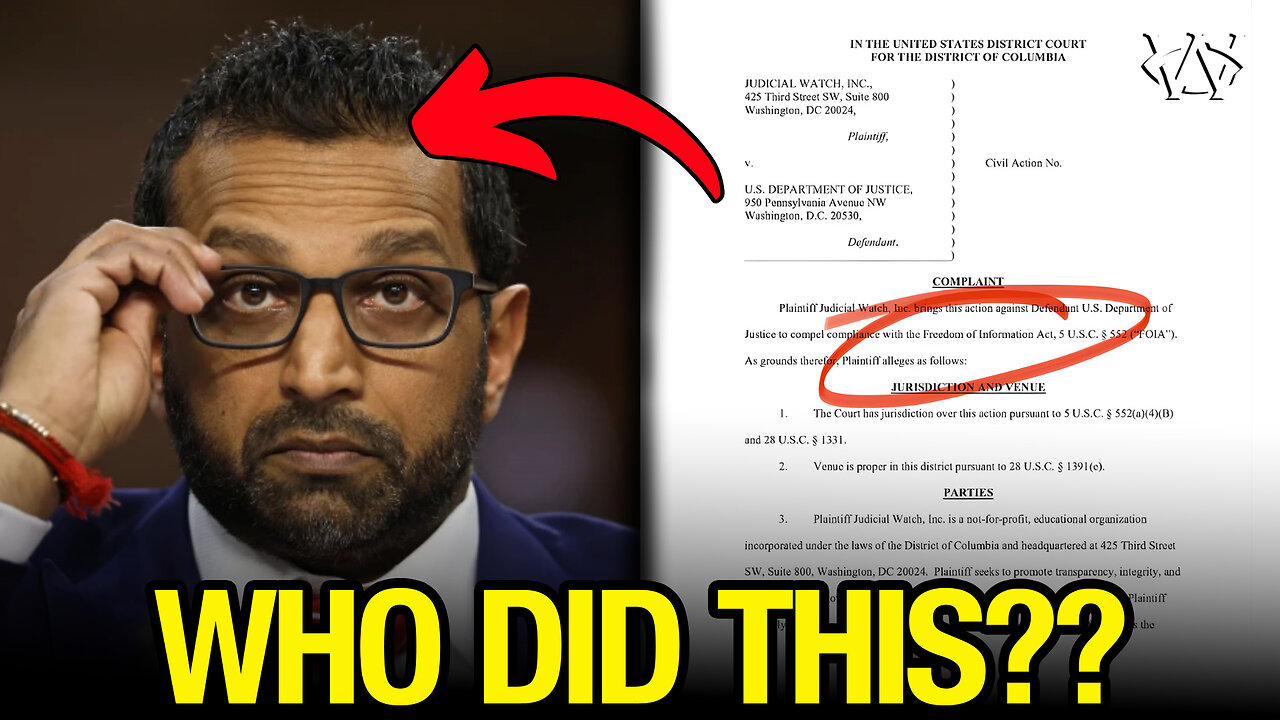 FBI BURN BAG Lawsuit Filed!!