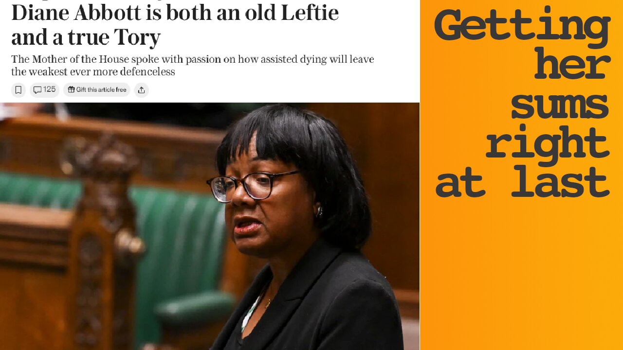 The Assisted Dying Bill - Diane Abbott's Surprising Opposition