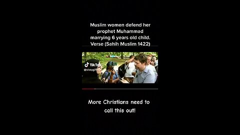 Bob From Speakers Corner got a woman to admit what Islam promotes