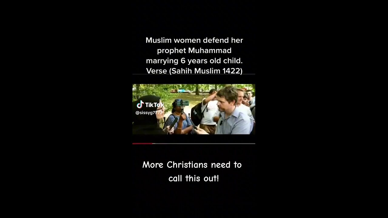 Bob From Speakers Corner got a woman to admit what Islam promotes