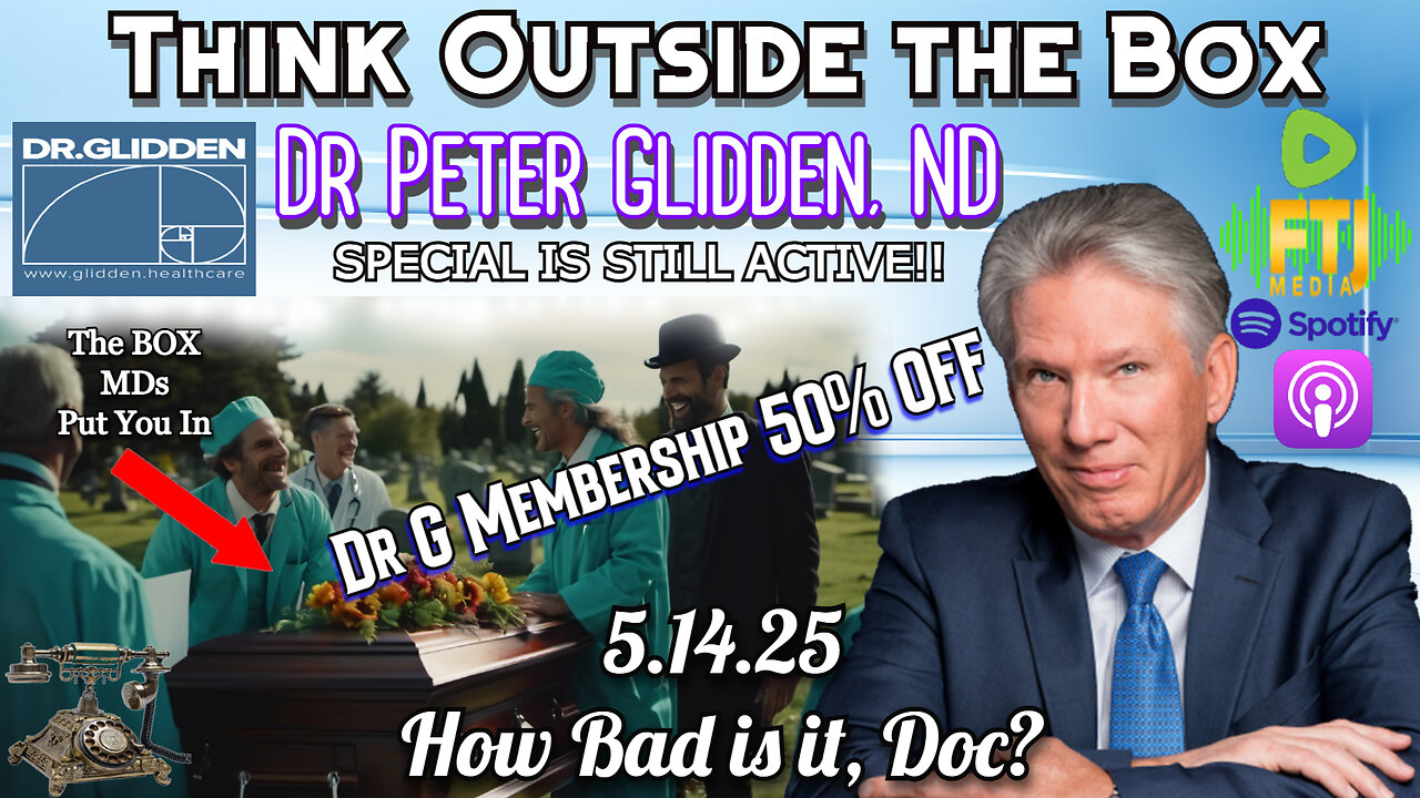 Dr. Glidden LIVE with Dr. Monzo BANNED from YouTube!