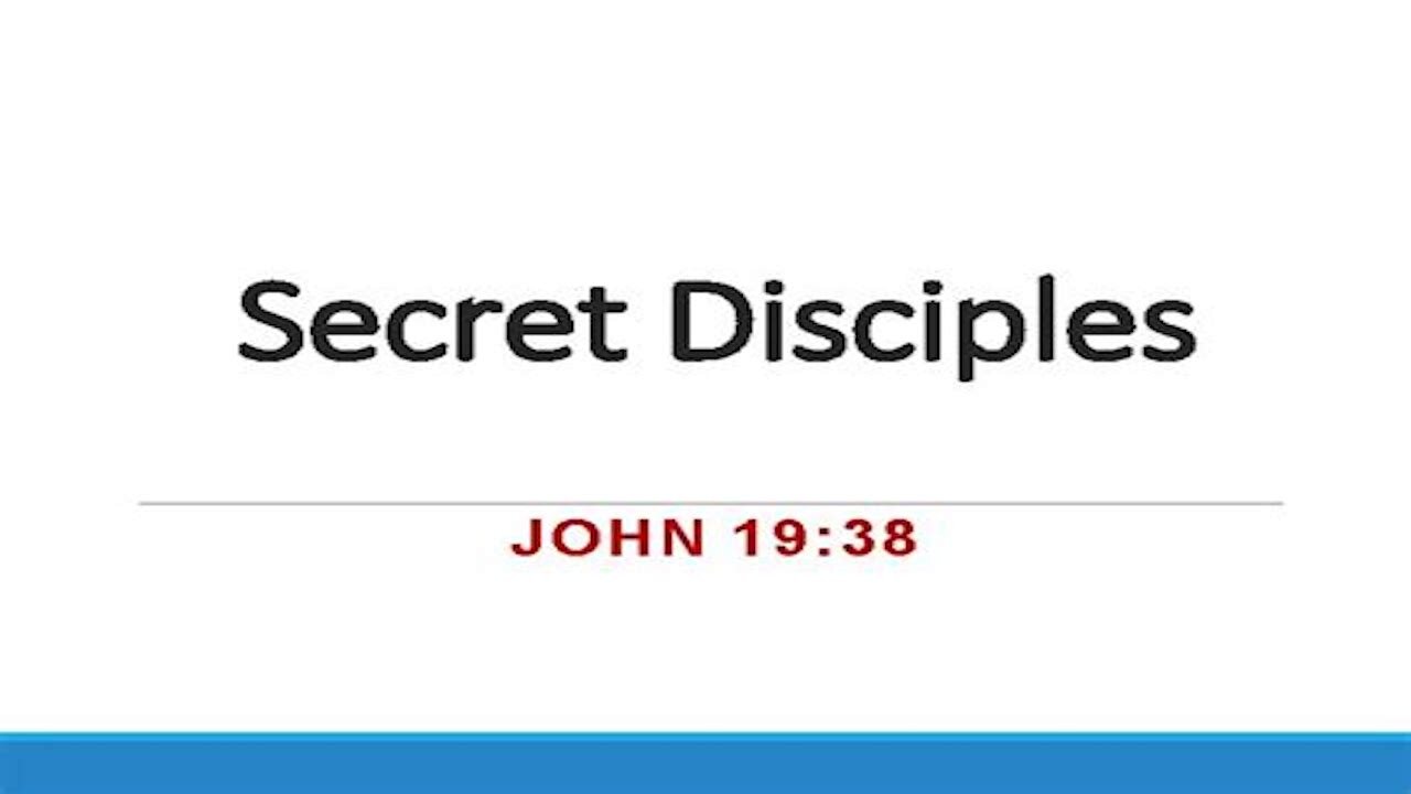 Joseph of Arimathea And Nicodemus Show Us Not To Be A Secret Disciple Anymore