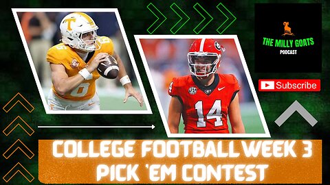 College Football Week 3 Pick Em Contest Brainstorm